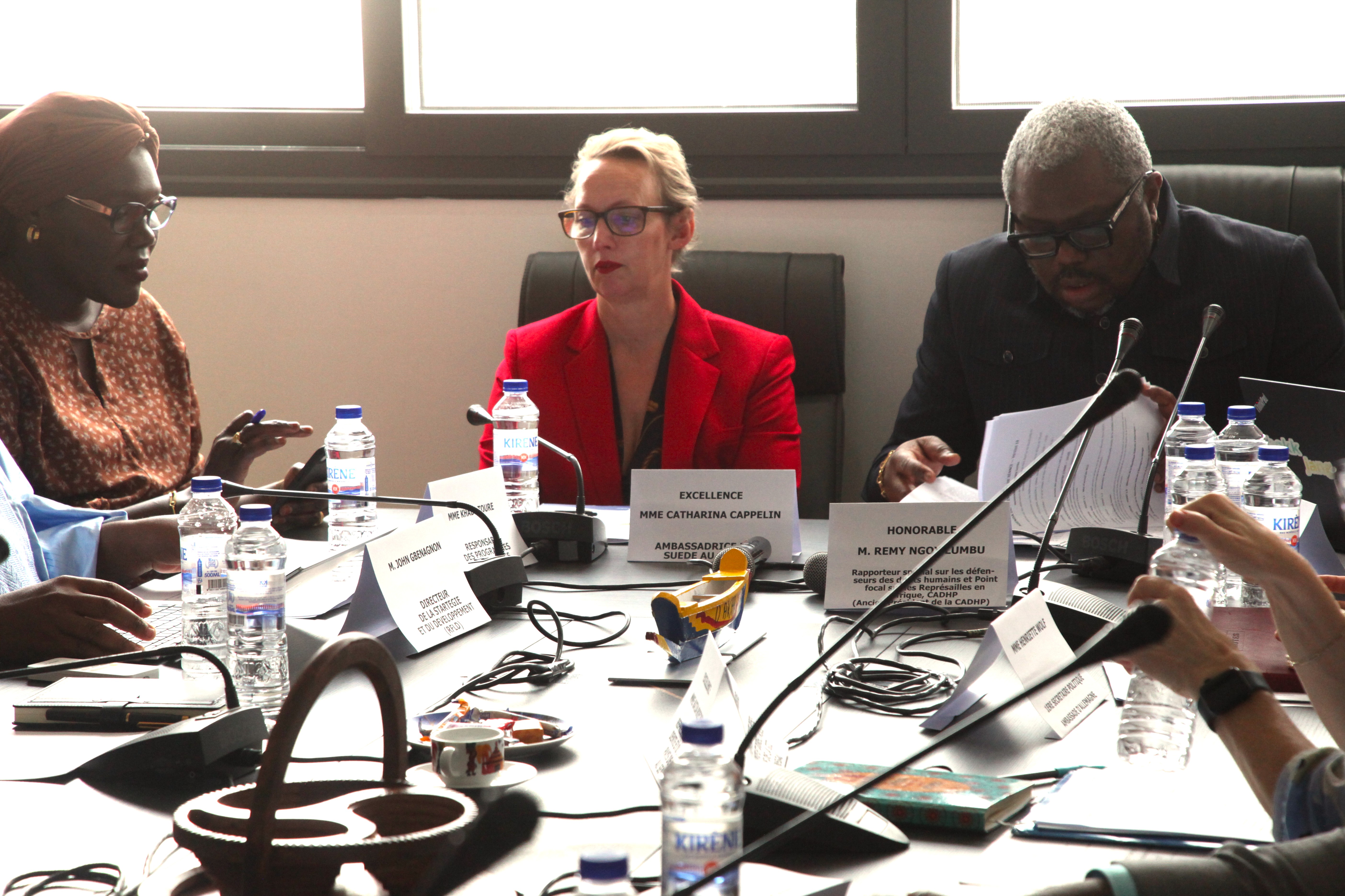 Convening on the protection of women human rights defenders at the RFLD Dakar office