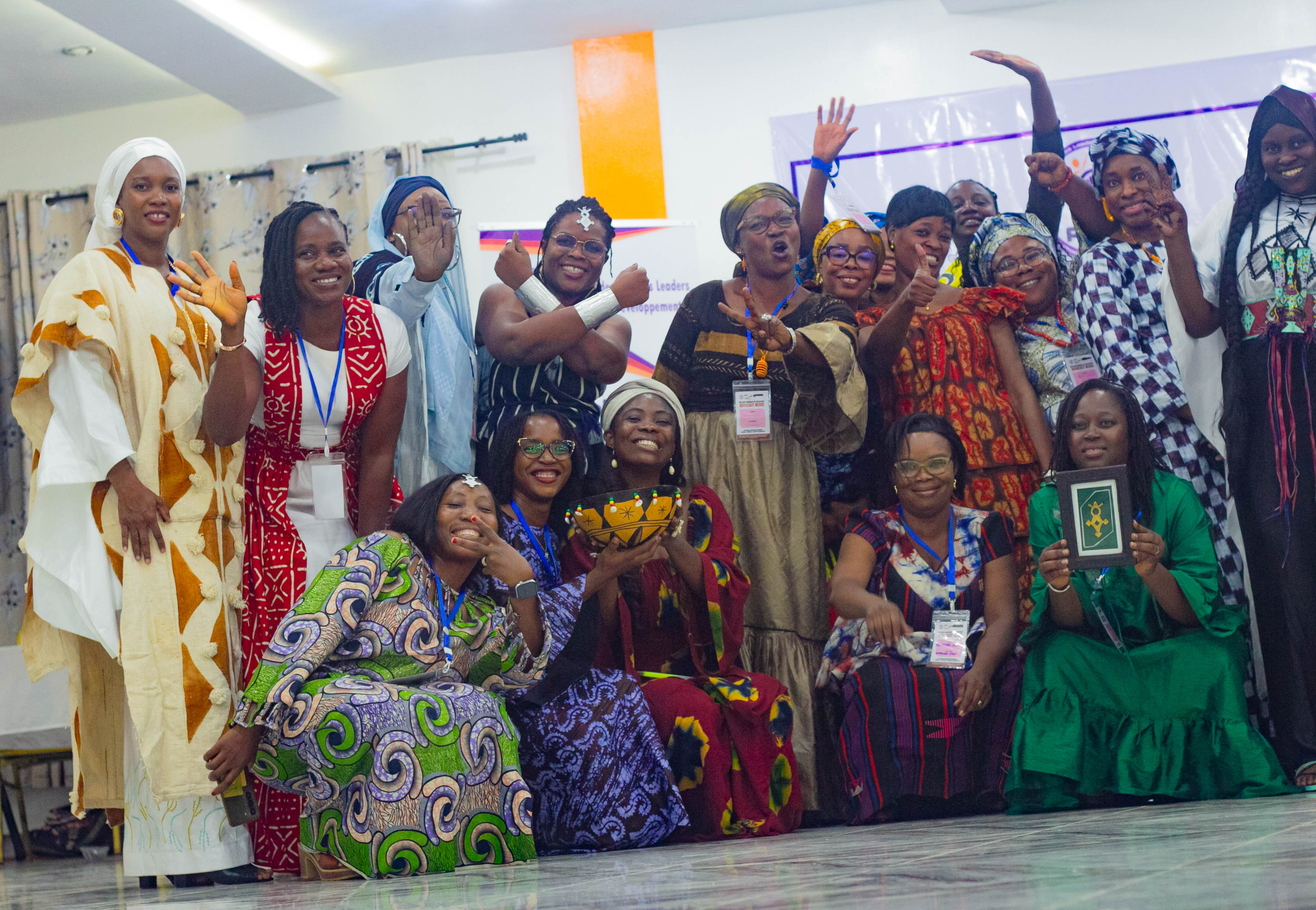 RFLD members and partners at a women’s rights meeting
