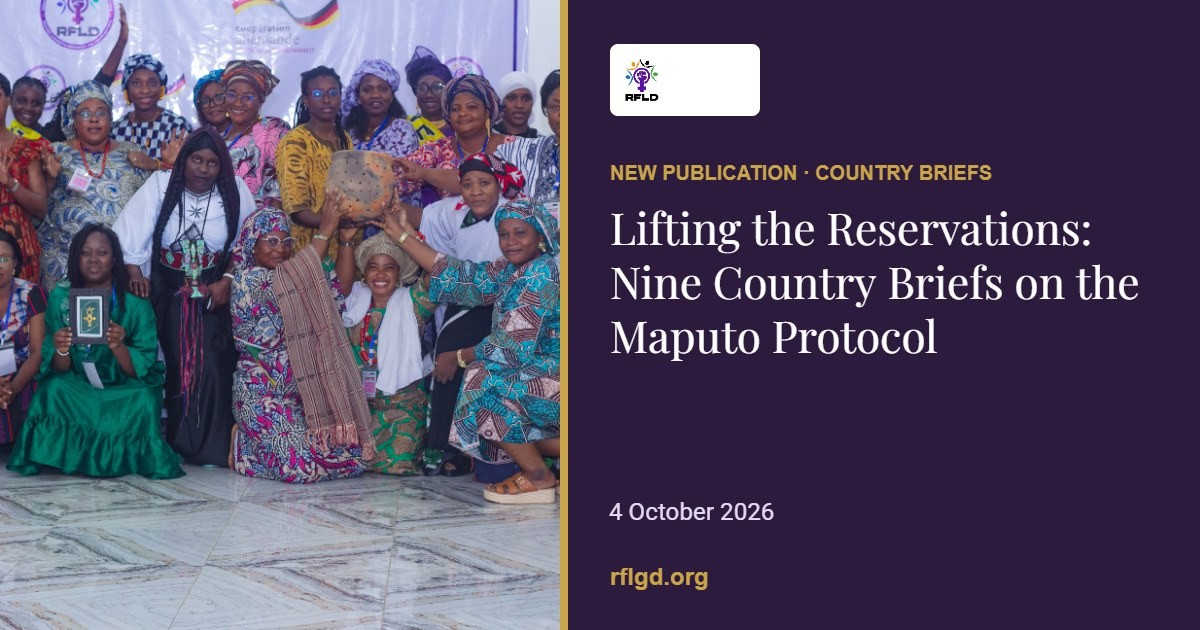 Lifting the Reservations, RFLD country briefs 2026